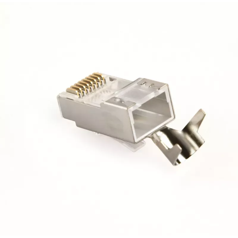 Connettore maschio RJ45 GEMBIRD CAT7 8P8C placcato oro 15µ FTP/SFTP, confezione da 100