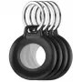 Belkin Secure Holder supporto con portachiavi per Apple AirTag, impermeabile, nero (4 pz.)