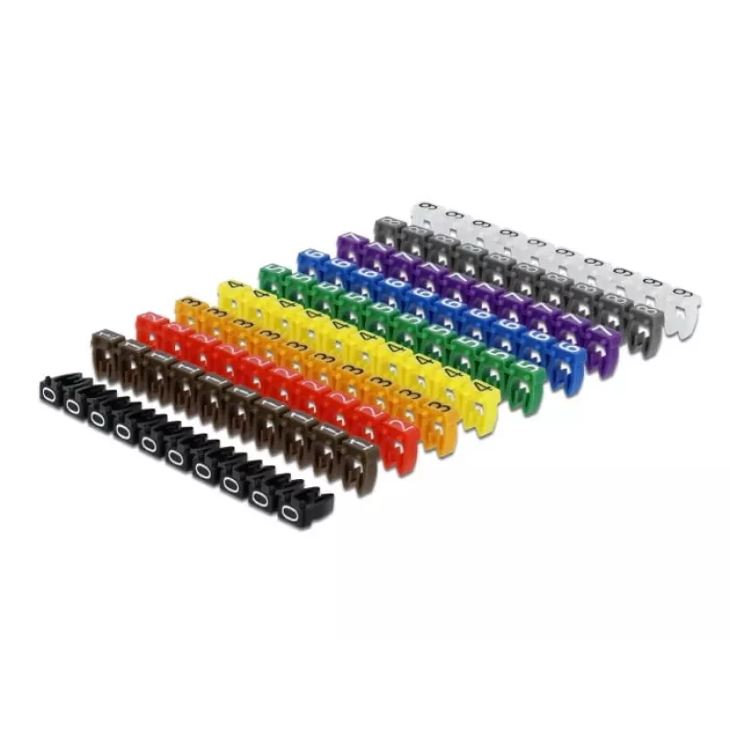 Fermacavi DeLOCK 18304 colori assortiti