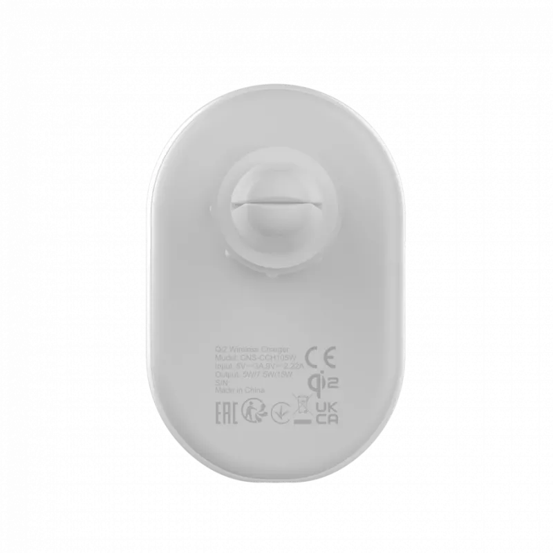 Caricabatterie auto CANYON OnGrip 105 15W Qi2 wireless bianco