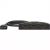 Selettore HDMI 3 to 1 (4K @ 60Hz), switch HDMI (nero, cavo 55cm)