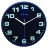 NeXtime orologio da parete 3053bl Dash Blue, Ø 35 cm, da parete, blu