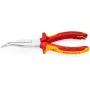 Pinza a punte Knipex lunghezza 200 mm forma 2 angolata 40° VDE guaine multigrip