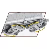 Mattoncini COBI locomotiva da guerra Baureihe 52 2476 pezzi