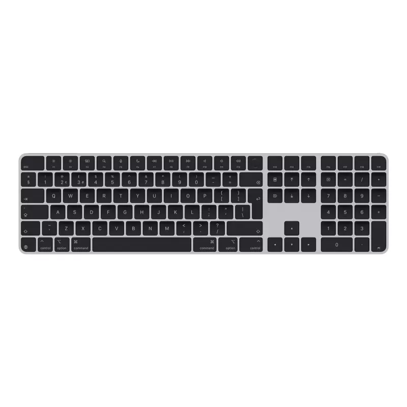 APPLE Magic Keyboard con Touch ID e tastierino numerico per modelli Mac con Apple Silicon – Inglese britannico – Tasti neri