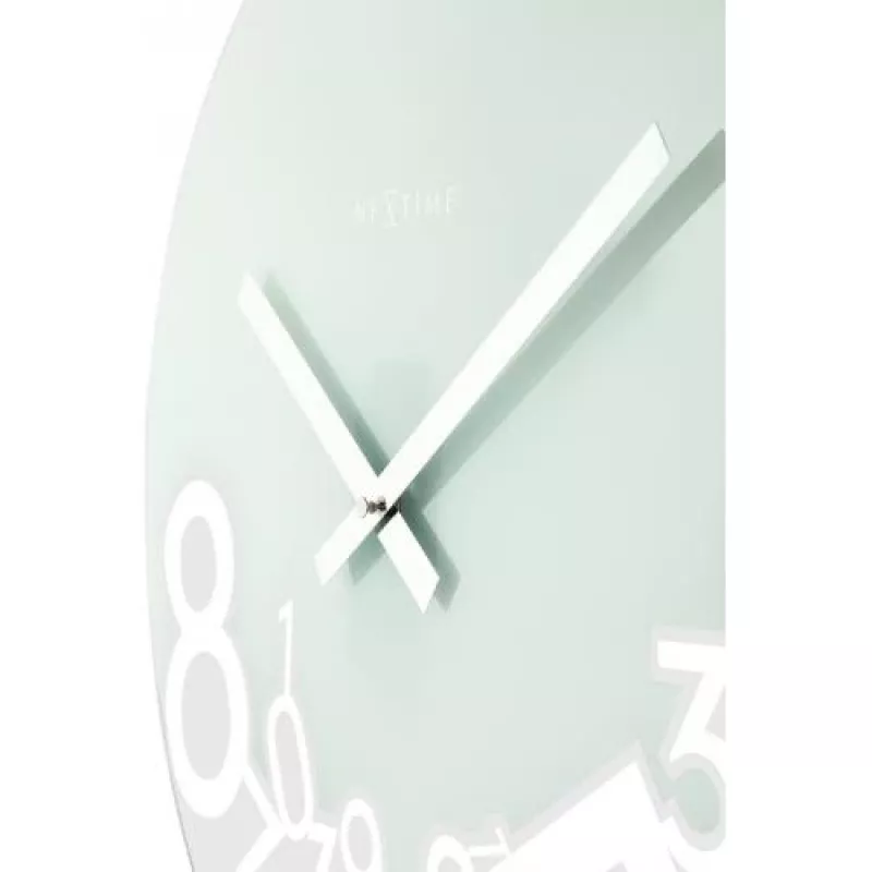 NeXtime orologio 8115 Dropped, Ø43 cm, da parete, argento