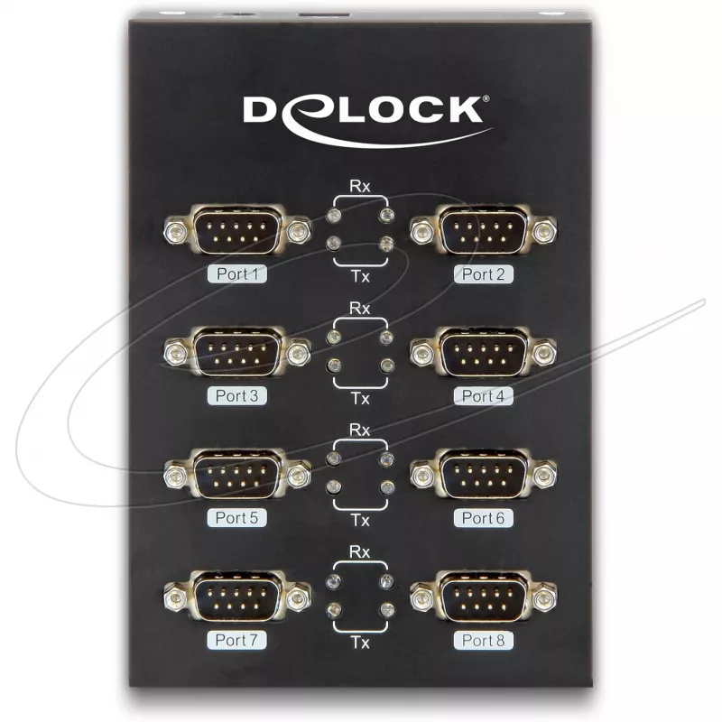 Adattatore DeLock USB2.0 su 8 x seriale - Adattatore seriale - USB2.0 - RS-232 - 8 porte (61860)