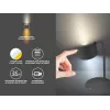 Beper P201UTP304 lampada LED ricaricabile con base magnetica, clip e supporto a parete, 2,3 W, dimmerabile, nera
