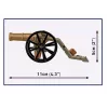 Set di costruzioni artigliere francese con cannone, 97 pezzi