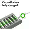 Caricabatterie GP E821 per batterie ricaricabili NiMH AA e AAA, modello E821