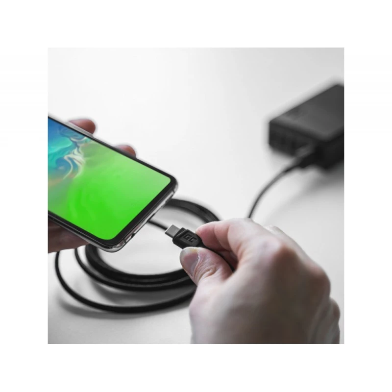 Cavo USB Green Cell KABGC22 USB 2.0 1,2 m USB A USB C nero