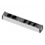 Ciabatta Bachmann 912.0168 per interni 2 uscite AC nero grigio