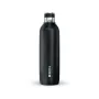 Bottiglia per carbonazione BRITA 118440 – acciaio inox, 1 L, lavabile in lavastoviglie, ergonomica (93×93×305 mm)