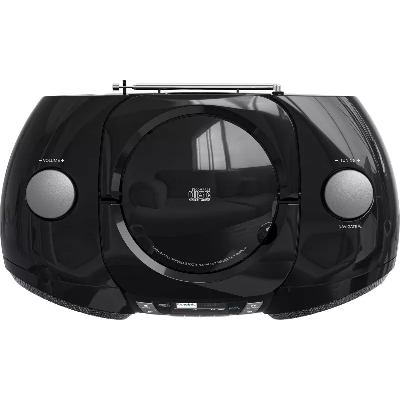 Sencor SPT 6510DB boombox portatile DAB+, CD/MP3/USB/SD, Bluetooth 5.3, FM RDS, 16 W, nero