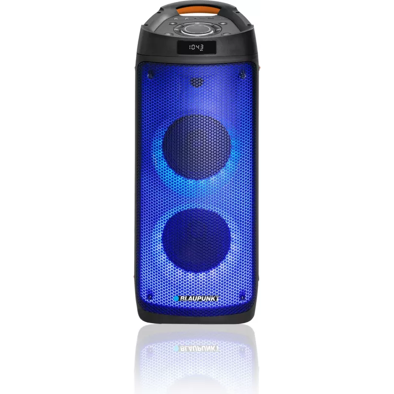 Sistema audio PLL FM USB/SD/BT 2xKaraoke FULL LED PartyBox