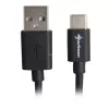 Adattatore cavo USB 2.0 A a USB-C Sharkoon 0,5 m, nero
