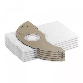 Kärcher 2.889-217.0 sacchetti per polvere, 5 pz., bianco, per aspirapolvere a bidone