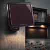Maclean MCE442 Faretto LED solare con rilevatore di movimento lampada da parete crepuscolare IP44 6W 6000K