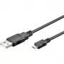 Cavo USB 2.0, connettore maschio USB-A > connettore maschio Micro-USB (nero, 5 metri)