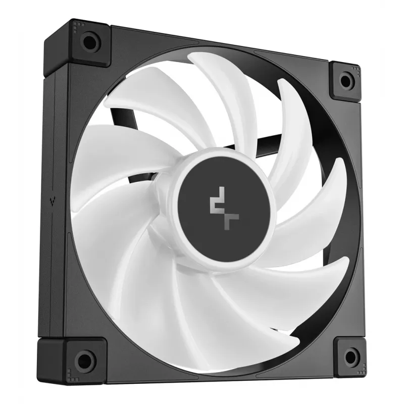 DeepCool FD12 ARGB R-FD12-BKAPN3-G ventole per case, 120 mm (120x120x25), 12 V, confezione da 3, nere