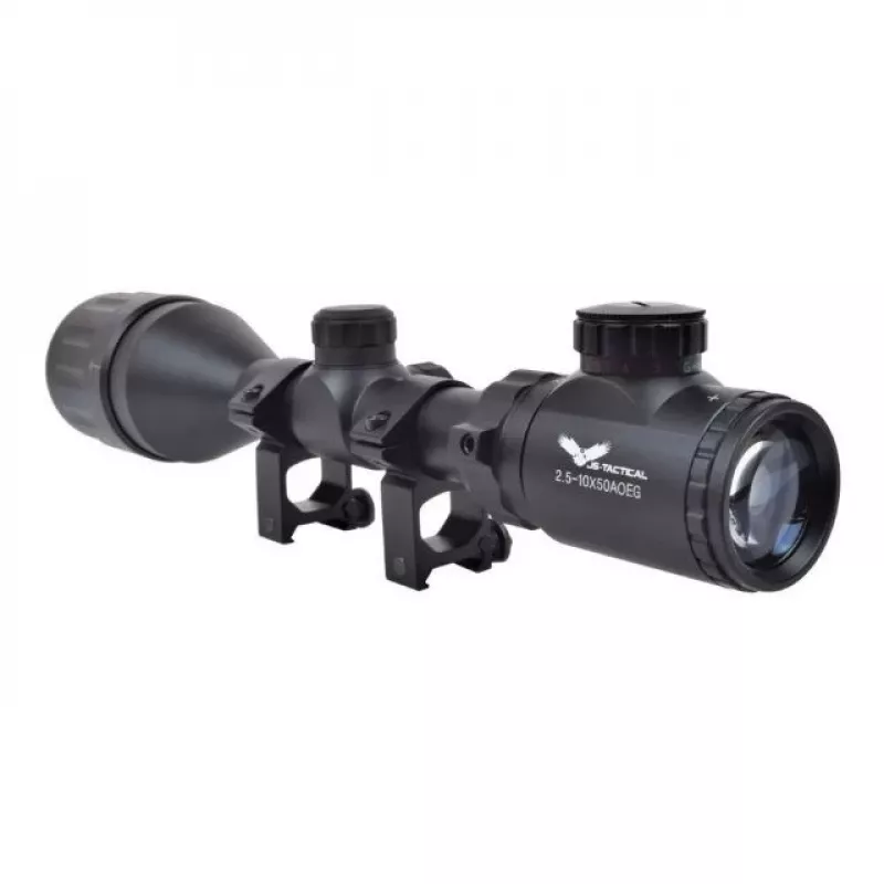 Cannocchiale JS-Tactical 2.5-10x50 Mil-Dot con slitta 22 mm