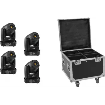 Set LED EUROLITE TMH-S90 4x con valigia da trasporto — EUROLITE TMH-S90 4 unità