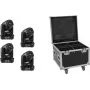 Set LED EUROLITE TMH-S90 4x con valigia da trasporto — EUROLITE TMH-S90 4 unità