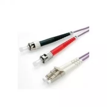 Cavo jumper in fibra ottica ROLINE OM4 LC/ST 50/125µm 1m