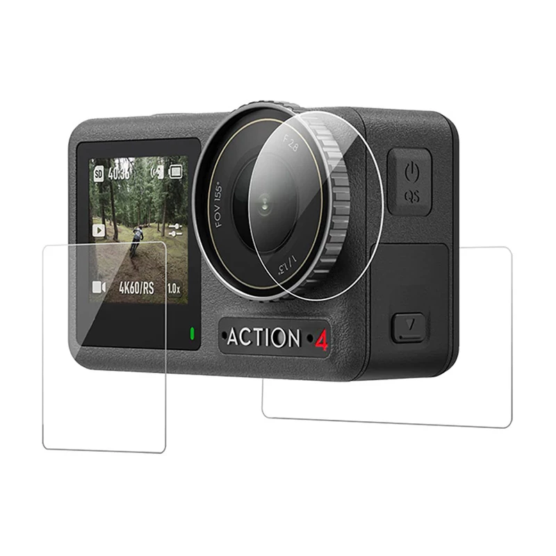 Vetro temperato per DJI Osmo Action 5/4/3 Telesin