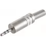 Connettore stereo ShiverPeaks 51301-M — connettore in metallo 2,5 mm per cavi audio