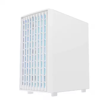 Case per PC MODECOM BREEZE ARGB Flow MIDI, ATX, USB 3.0 ×2 + USB-C, bianco