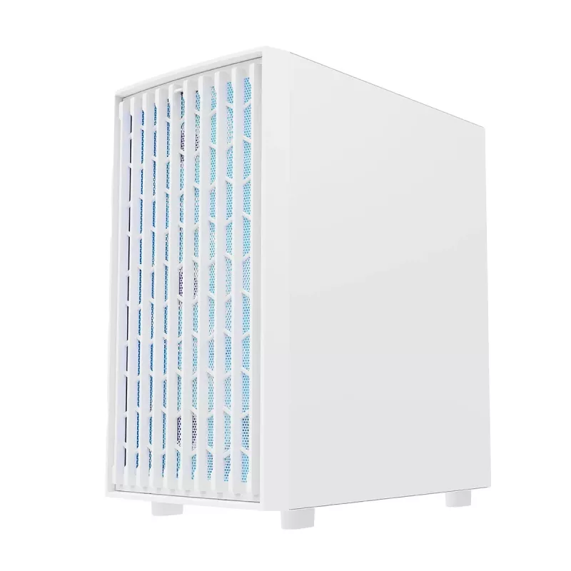 Case per PC MODECOM BREEZE ARGB Flow MIDI, ATX, USB 3.0 ×2 + USB-C, bianco