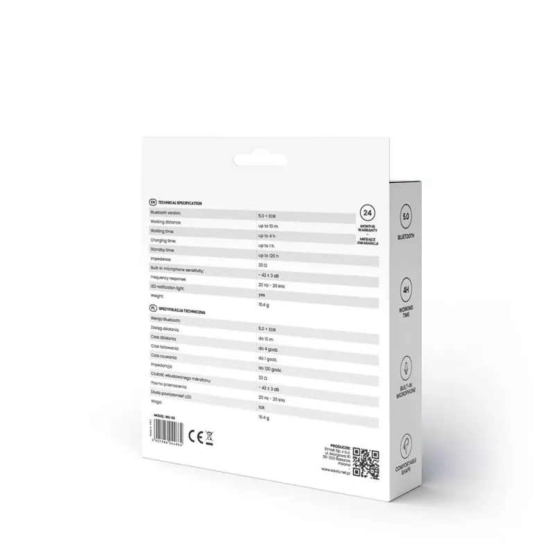 Auricolari Bluetooth wireless Savio WE-03