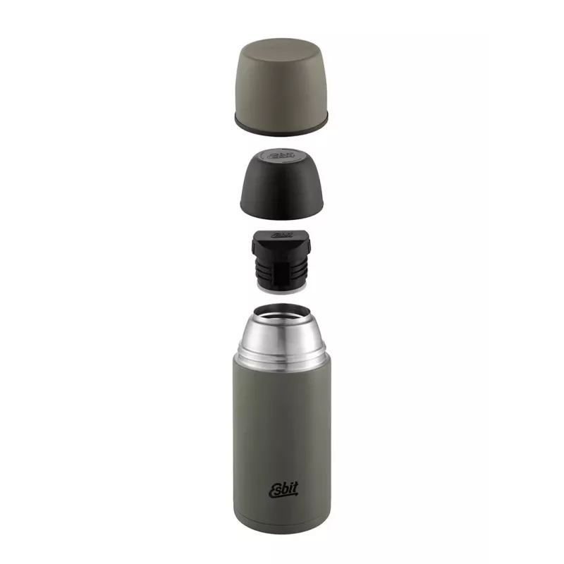 Esbit thermos borraccia sottovuoto 750ml, verde oliva