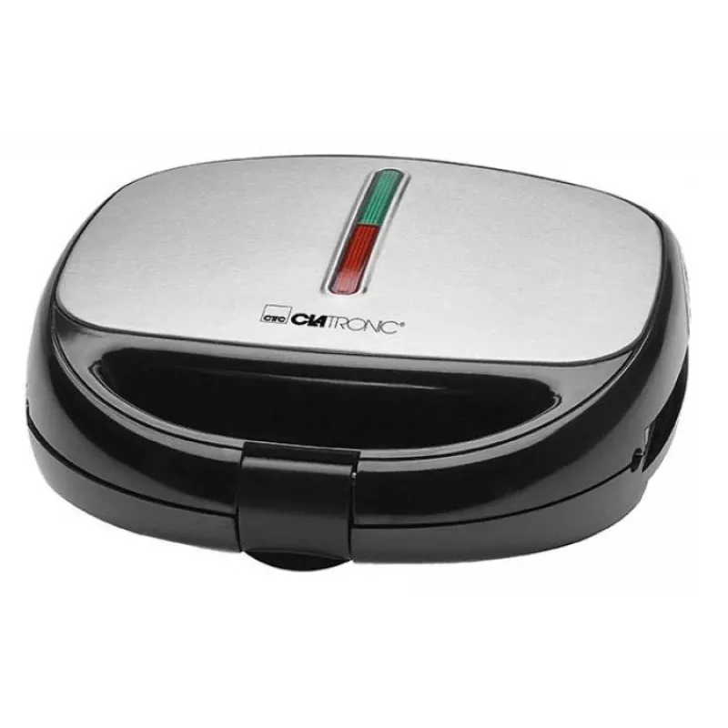 Sandwich maker Clatronic ST/WA 3670 800 W nero, acciaio inox