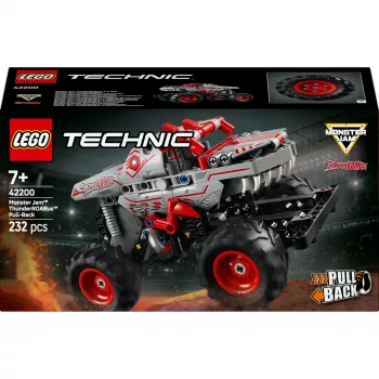 LEGO TECHNIC 42200 Monster Jam™ ThunderROARus™ con motore a ritorno