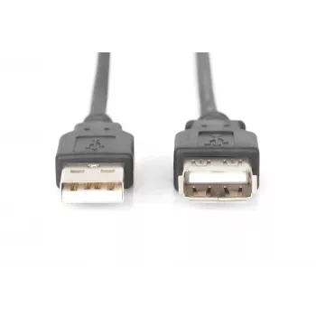 Digitus - prolunga USB - USB Type-A, 4 poli (M) - USB Type-A, 4 poli (F) - 3,0 m (USB / USB2.0) - nero (AK-300202-030-S)