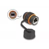 Cavo di rete DeLOCK 88145 RJ45 a RJ45 Cat.6A nero