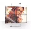 B-Tech SYSTEM 2 - supporto robusto da soffitto/pavimento (fisso) per aste Ø50mm