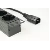Power Distribution Unit GEMBIRD EG-PDU-014-C14, 8 uscite AC, ingresso C14, cavo 3 m, 1U, 3680 W, 10 A, alluminio, nero