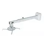 Supporto da parete AVTEK WallMount Next 1200 — acciaio, bianco, telescopico, orientabile a 360°, inclinabile ±42°, carico massimo 20 kg