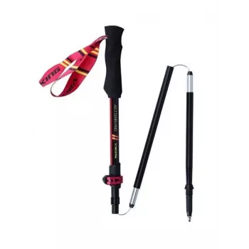 Bastoncini da trekking Viking Kettera Pro Lady — bastoncini da trekking da donna, regolabili, paio, nero/fucsia