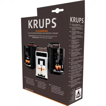 Pastiglie detergenti KRUPS XS5300 per macchina da caffè, 10 pezzi, 2 anticalcare, cartuccia filtro inclusa