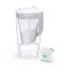 Caraffa filtrante BRITA Glass+1 Maxtra Pro grigio, 2,4 L totali / 1,5 L filtrati, filtro Maxtra Pro PP