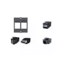 Bachmann 940.112 Accoppiatore Keystone CAT6 UTP RJ45 non schermato, nero