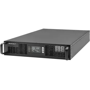Qoltec UPS AWARYJNY DO RACK 3KVA 3000W fattore di potenza 1.0 LCD EPO USB on-LINE (3VA, 3000W, UPS online a doppia conversione), UPS