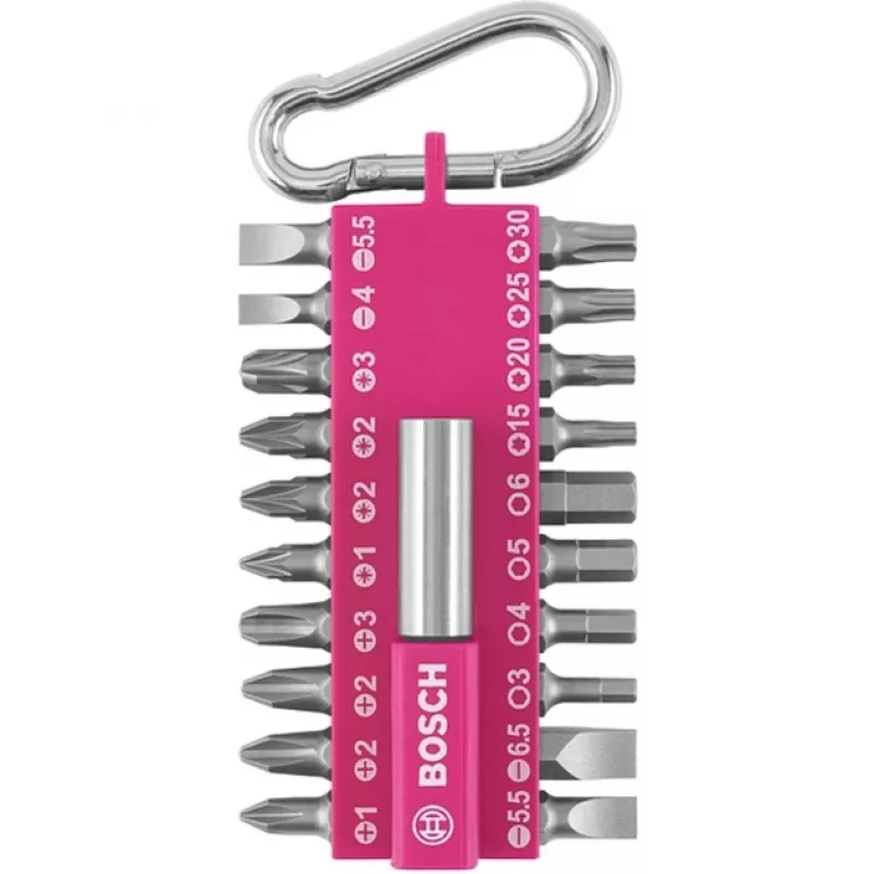 Set di cacciaviti Bosch 2607002821 — 21 pezzi: Torx, Phillips, Pozidriv, Hex
