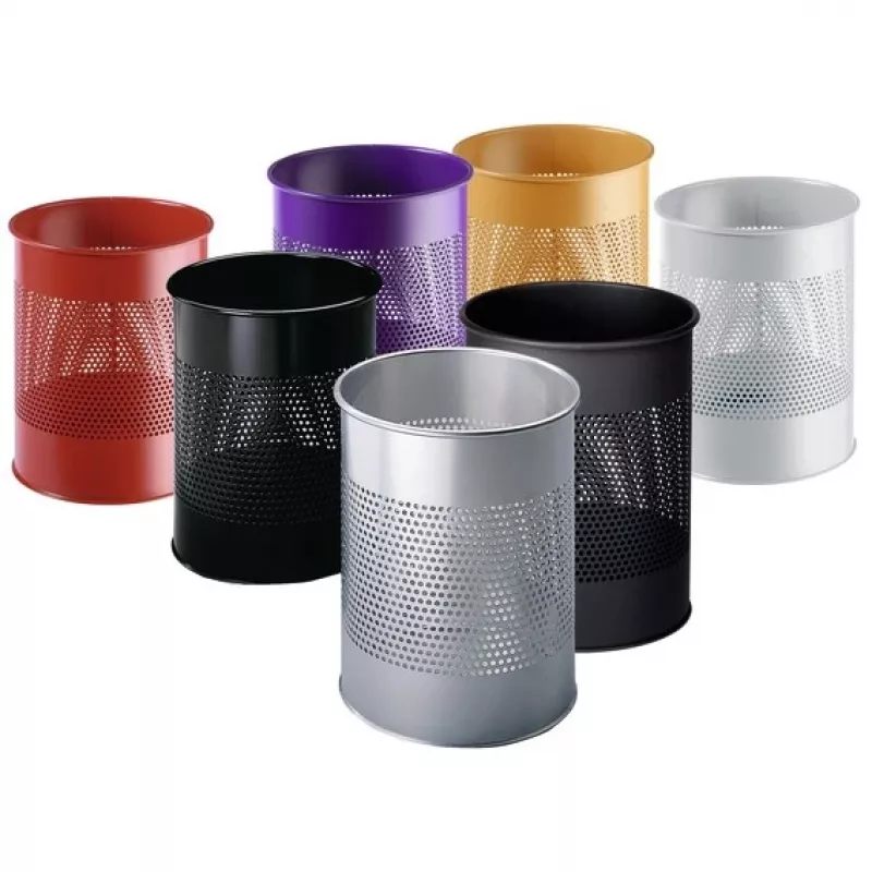 Durable 3310-23 Poliestere acciaio argento diametro 26 cm altezza 315 mm