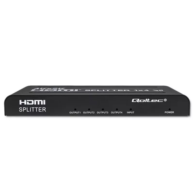 Qoltec 51798 splitter HDMI attivo 4 x HDMI 4K x 2K | 3.4Gb/s