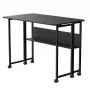 Tavolo pieghevole Maclean, nero, mobile 100x58 cm, max. 50 kg, MC-126 B